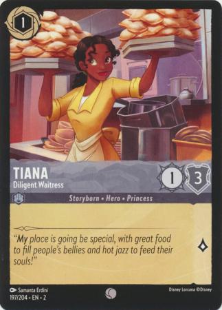 197/204 - Tiana - Diligent Waitress - Rise of the Floodborn