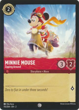 115/204 - Minnie Mouse - Zipping Around - Rise of the Floodborn