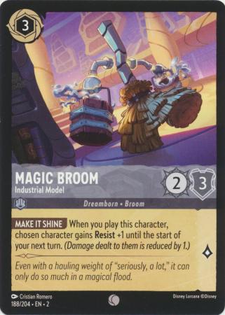 188/204 - Magic Broom - Industrial Model - Rise of the Floodborn