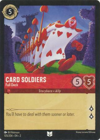 105/204 - Card Soldiers - Full Deck - Rise of the Floodborn