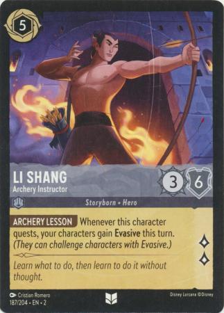 187/204 - Li Shang - Archery Instructor - Rise of the Floodborn