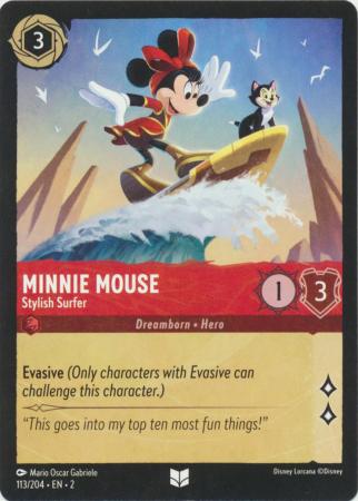 113/204 - Minnie Mouse - Stylish Surfer - Rise of the Floodborn