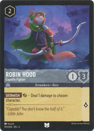 193/204 - Robin Hood - Capable Fighter - Rise of the Floodborn