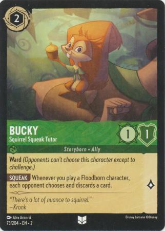 073/204 - Bucky - Squirrel Squeak Tutor - Rise of the Floodborn