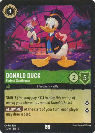 077/204 - Donald Duck - Perfect Gentleman - Rise of the Floodborn