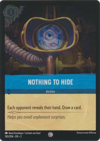 165/204 - Nothing to Hide - Holo - Rise of the Floodborn