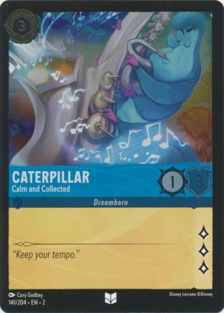 141/204 - Caterpillar - Calm and Collected - Holo - Rise of the Floodborn