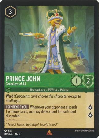 089/204 - Prince John - Greediest of All - Rise of the Floodborn