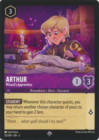 035/204 - Arthur - Wizard's Apprentice - Rise of the Floodborn