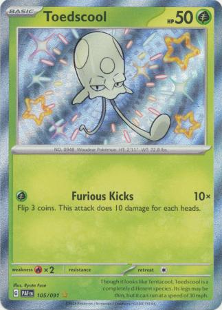 105/091 - Toedscool - Paldean Fates