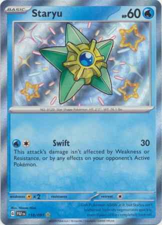 118/091 - Staryu - Paldean Fates