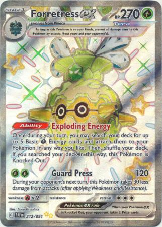 212/091 - Forretress ex - Paldean Fates