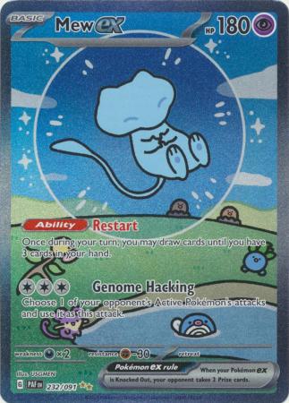 232/091 - Mew ex - Paldean Fates