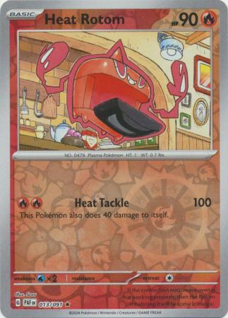 013/091 - Heat Rotom RH - Paldean Fates