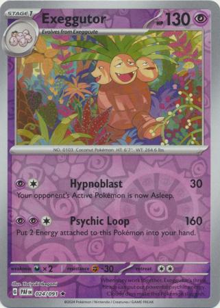 024/091 - Exeggutor RH - Paldean Fates