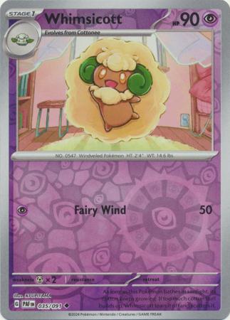 035/091 - Whimsicott RH - Paldean Fates