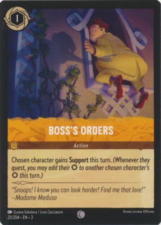 025/204 - Boss's Orders - Into the Inklands