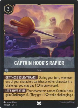 199/204 - Captain Hook's Rapier - Into the Inklands