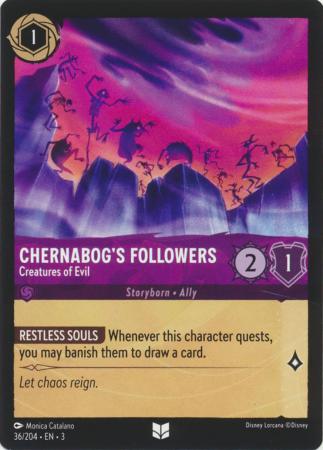 036/204 - Chernabog's Followers - Creatures of Evil - Into the Inklands