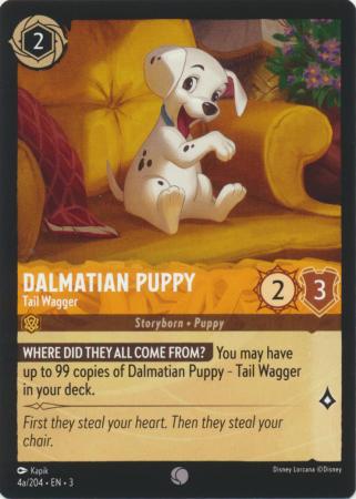 004a/204 - Dalmatian Puppy - Tail Wagger 4a - Into the Inklands