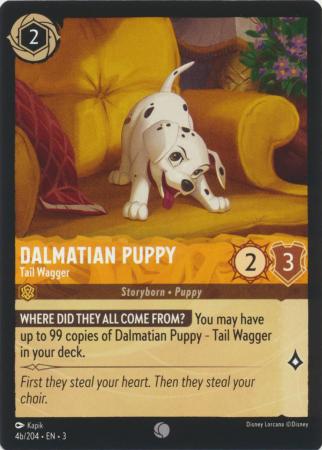 004b/204 - Dalmatian Puppy - Tail Wagger 4b - Into the Inklands