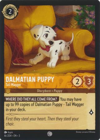 004c/204 - Dalmatian Puppy - Tail Wagger 4c - Into the Inklands