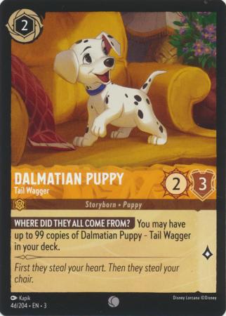 004d/204 - Dalmatian Puppy - Tail Wagger 4d - Into the Inklands