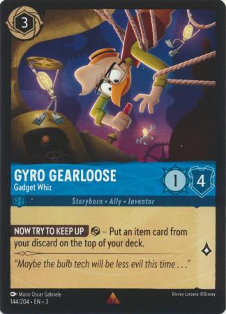 144/204 - Gyro Gearloose - Gadget Whiz - Into the Inklands