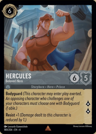 180/204 - Hercules – Beloved Hero - Holo - Ursula's Return