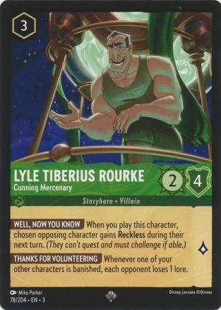 078/204 - Lyle Tiberius Rourke - Cunning Mercenary - Into the Inklands