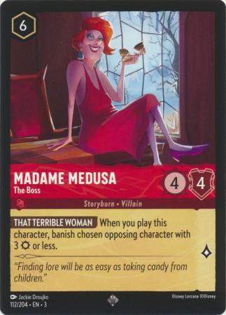 112/204 - Madame Medusa - The Boss - Into the Inklands