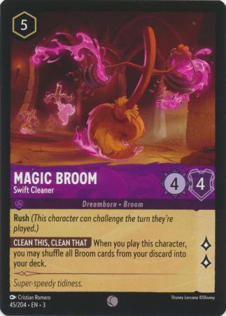 045/204 - Magic Broom - Swift Cleaner - Into the Inklands