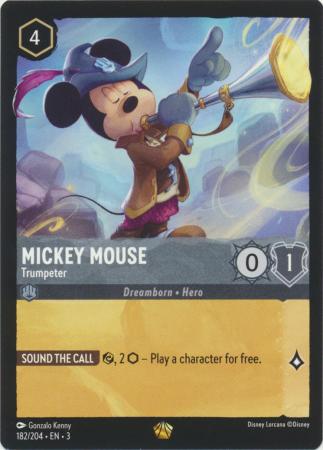 182/204 - Mickey Mouse - Trumpeter - Into the Inklands