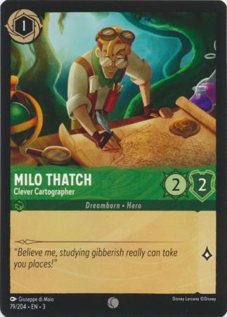 079/204 - Milo Thatch - Clever Cartographer - Into the Inklands