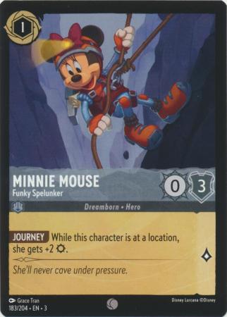 183/204 - Minnie Mouse - Funky Spelunker - Into the Inklands