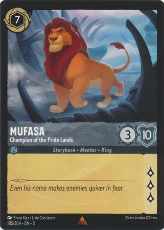 185/204 - Mufasa - Champion of the Pride Lands - Into the Inklands