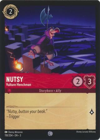 118/204 - Nutsy - Vulture Henchman - Into the Inklands