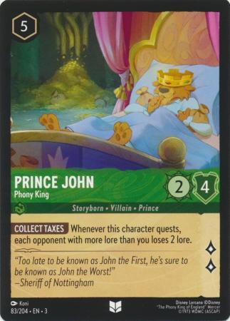 083/204 - Prince John - Phony King - Into the Inklands