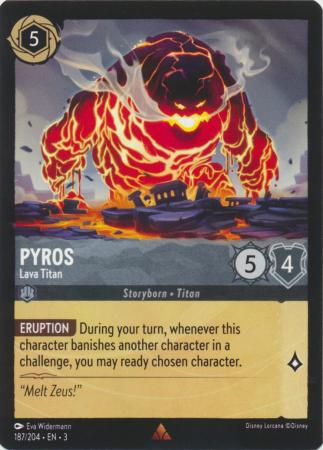 187/204 - Pyros - Lava Titan - Into the Inklands