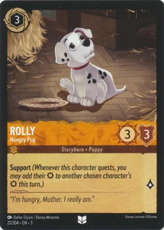 021/204 - Rolly - Hungry Pup - Into the Inklands