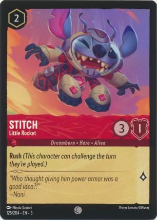 125/204 - Stitch - Little Rocket - Into the Inklands