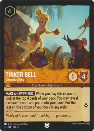 022/204 - Tinker Bell - Generous Fairy - Into the Inklands