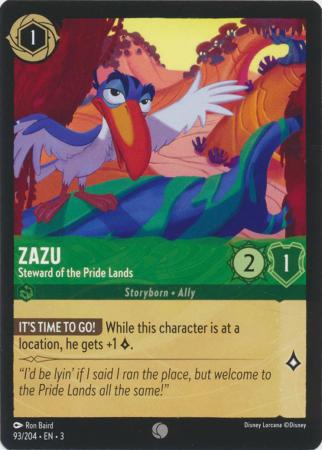 093/204 - Zazu - Steward of the Pride Lands - Into the Inklands