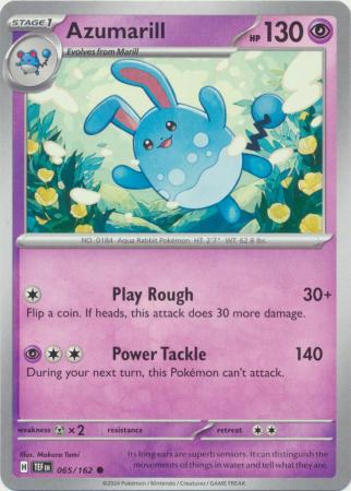 065/162 Azumarill - Temporal Forces