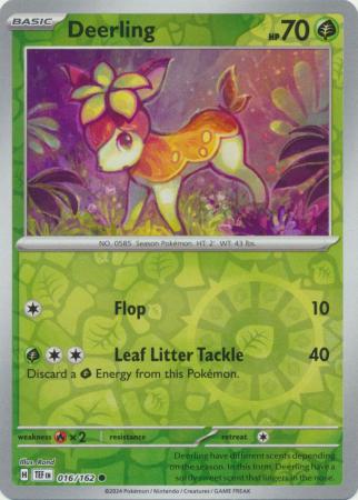 016/162 Deerling RH - Temporal Forces