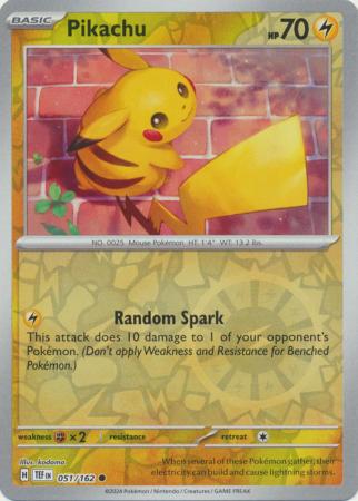 051/162 Pikachu RH - Temporal Forces