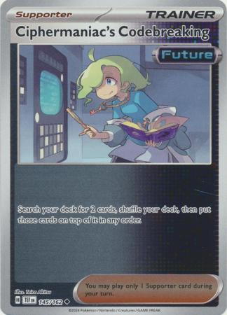 Pokemon Trading Card Game Single of 145/162 Ciphermaniac's Codebreaking ...