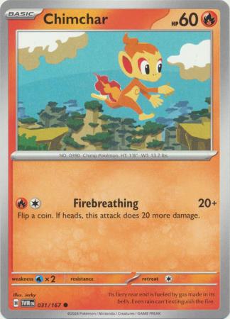 031/167 Chimchar - Twilight Masquerade