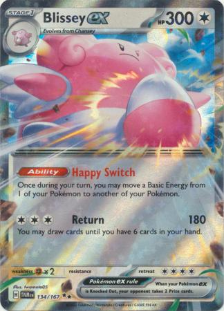 134/167 Blissey ex - Twilight Masquerade