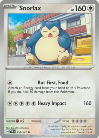 136/167 Snorlax - Twilight Masquerade